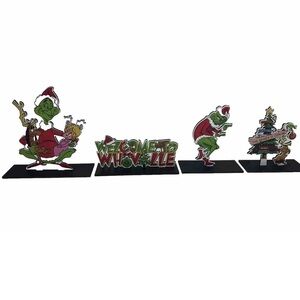 Grinch Holiday Decor Set - Multicolor